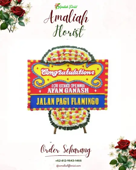 Sewa Papan Bunga Kelating